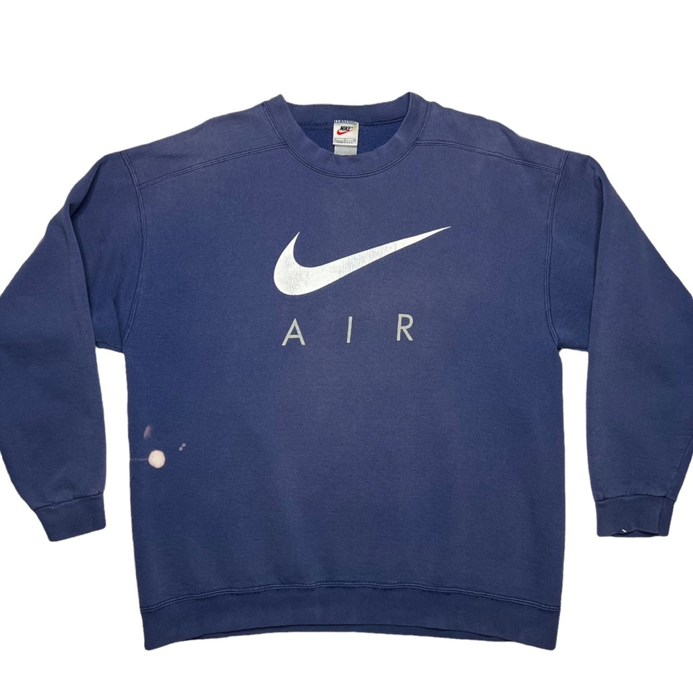 Vintage 90s Nike Air Michael Jordan Swoosh Sweatshirt Mens Large Made in USA - Picture 1 of 6